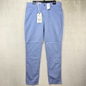 Todd Snyder Slim Fit Stetch 5 Pocket Linen Pants 34x32 Blue Willow NWT